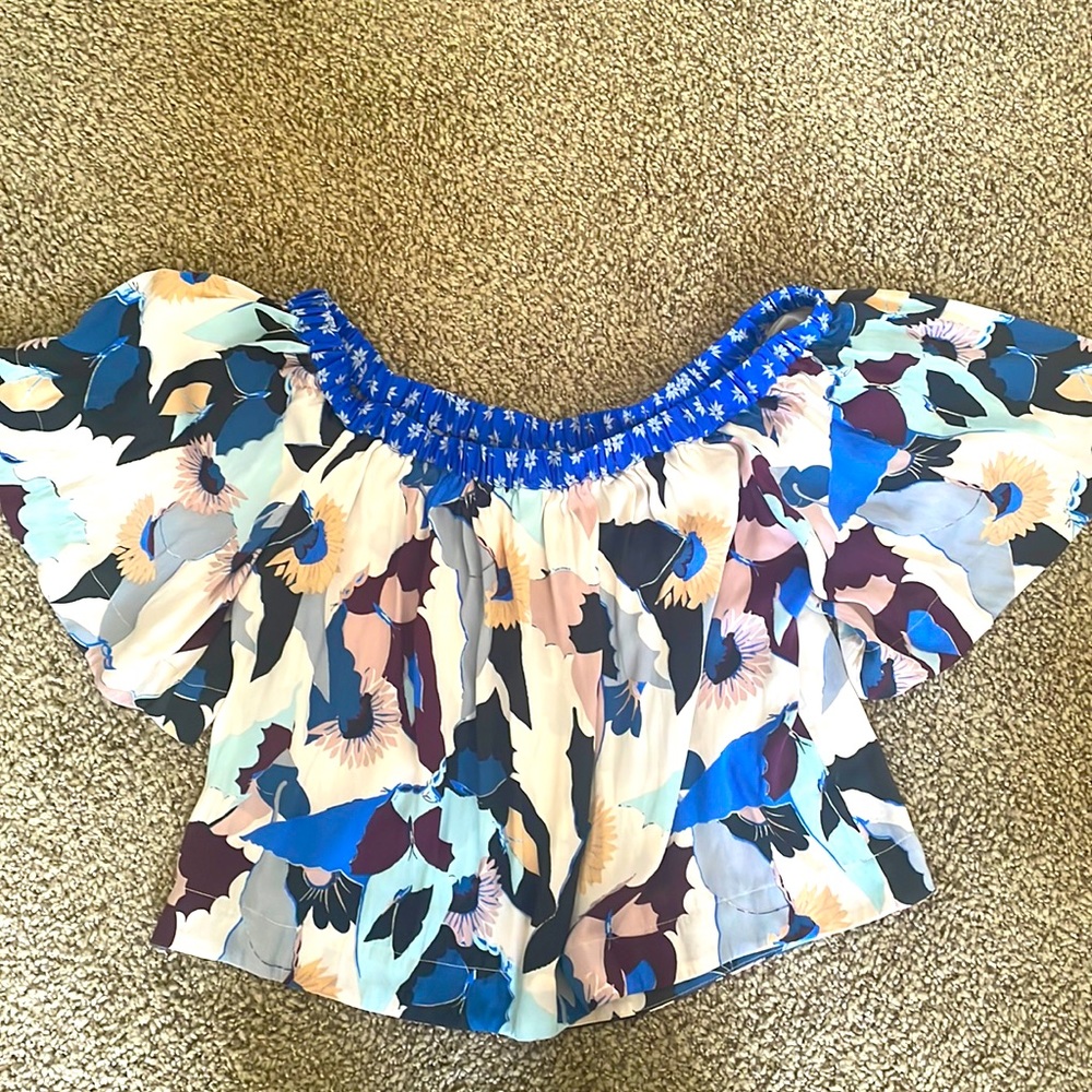 Free People Floral Blouse